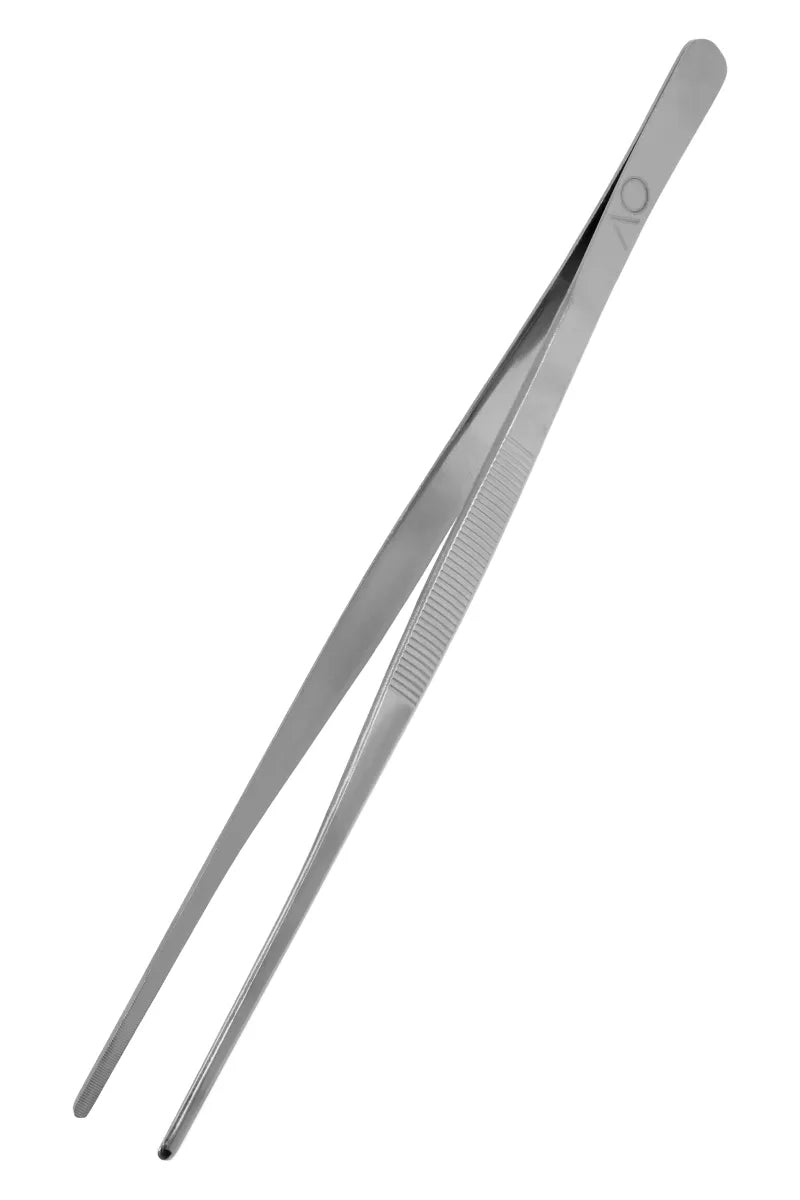 Kohlepinzette Edelstahl - 30cm