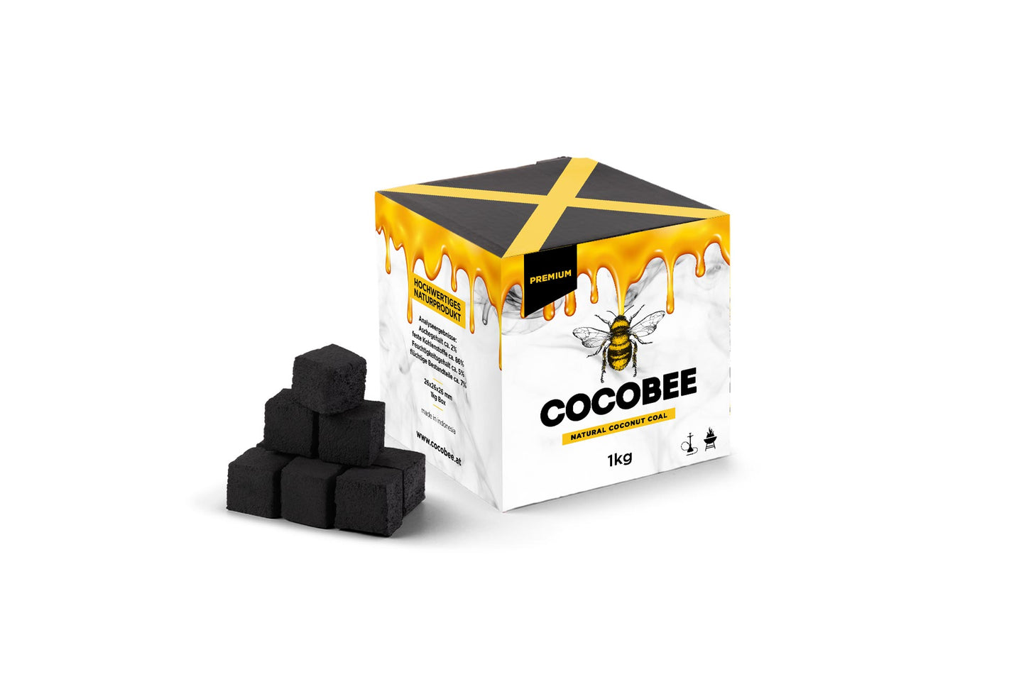 COCOBEE Premium Shisha Kohle 26er 1kg