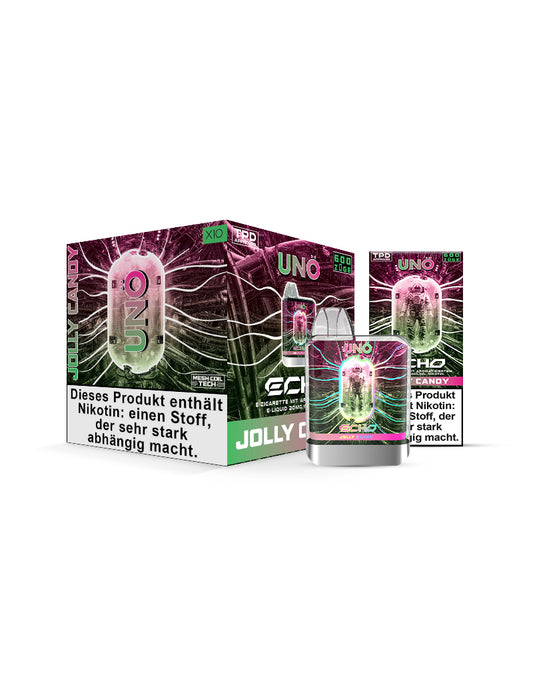 UNOECHO Vapes - ca. 700 Züge - 2% Nikotin - Jolly Candy