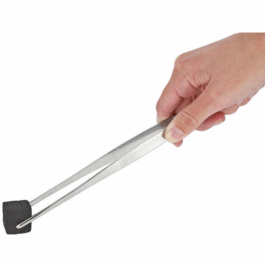 Kohlepinzette Edelstahl - 30cm
