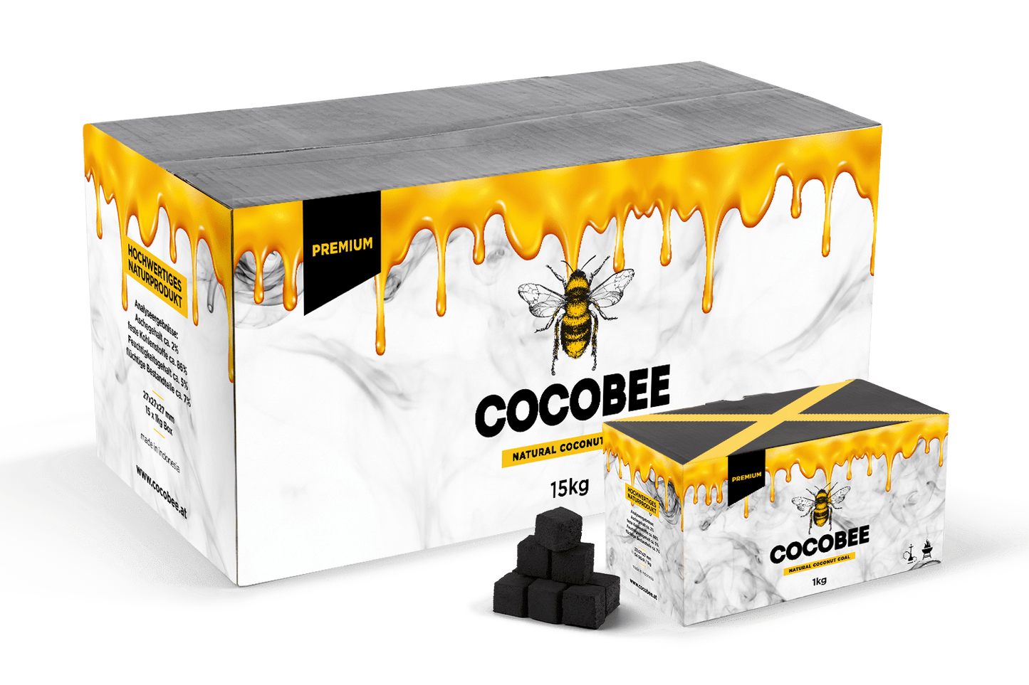 COCOBEE Premium Shisha Kohle 27er 1kg