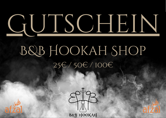 Gutschein - B&B Hookah Shop